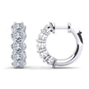 10-Stone Oval Hoop Earrings – view 1 of 3