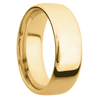 10K Yellow Gold + Polish Finish - 8 mm wide Ultra Comfort (our most comfortable profile) 10K Yellow Gold band. - Custom