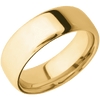 10K Yellow Gold + Polish Finish - 8 mm wide Ultra Comfort (our most comfortable profile) 10K Yellow Gold band. - Custom