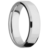 14K White Gold + Polish Polish Finish - 6 mm wide Beveled 14K White Gold band. - Custom