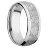 14K White Gold + Polish Finish + Titanium - TISLEEVE14KW8D15/METEORITE - Custom