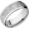14K White Gold + Polish Finish + Titanium - TISLEEVE14KW8D15/METEORITE - Custom
