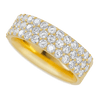14K Yellow Gold band with 43 Round Diamond (ST) having TCW-1.29 - 14K Yellow Gold band with 43 Round Diamond (ST)