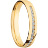 14K Yellow Gold + Polish Finish - 14KY4DHALFETERNITYLABDIA.03CH-IS - Custom