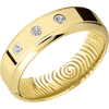 14K Yellow Gold + Polish Polish Finish - 14KY7HB2UMILLABDIA(ST)3X.03B-P - Custom