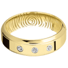 14K Yellow Gold + Polish Polish Finish - 14KY7HB2UMILLABDIA(ST)3X.03B-P - Custom