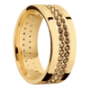 14K Yellow Gold + Polish Finish - 14KY8FCOCODIA2ROWETERNITY.03BEAD-IS - Custom