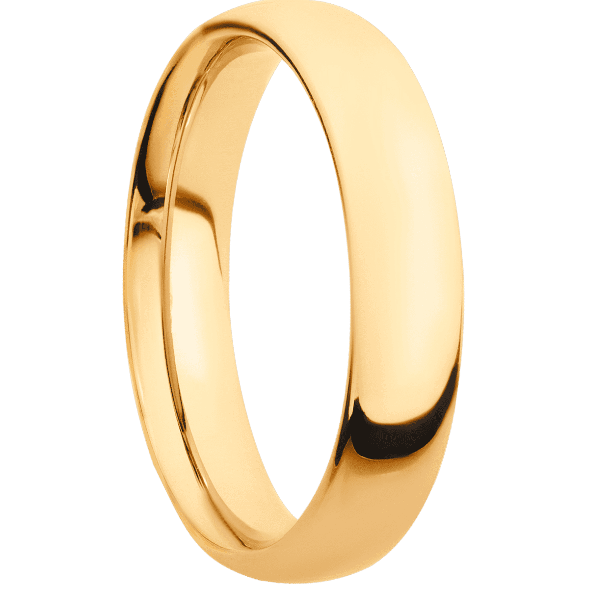 14K Yellow Gold + Polish Finish - 5 mm wide Ultra Comfort (our most comfortable profile) 14K Yellow Gold band. - Custom