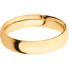 14K Yellow Gold + Polish Finish - 5 mm wide Ultra Comfort (our most comfortable profile) 14K Yellow Gold band. - Custom