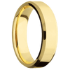 14K Yellow Gold + Polish Polish Finish - 6 mm wide Beveled 14K Yellow Gold band. - Custom