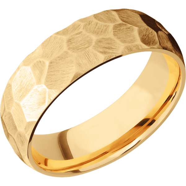 14K Yellow Gold + Rock Finish - diamondboi Designs