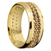 14K Yellow Gold + Satin Polish Finish - 14KY8BCOCODIA2ROWETERNITY.03BEAD-P - Custom