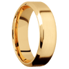 14K Yellow Gold + Satin Polish Finish - 7 mm wide High Bevel 14K Yellow Gold band. - Custom