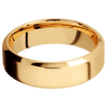 14K Yellow Gold + Satin Polish Finish - 7 mm wide High Bevel 14K Yellow Gold band. - Custom