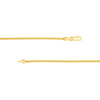 14KT Yellow Gold -1.55mm Hollow Square Franco Chain – view 3 of 3