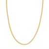 14KT Yellow Gold -2.65mm Hollow Square Franco Chain- 20’’ / 22’’ or 24’’ - Men’s Gold Chains