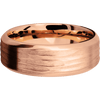 18K Rose Gold + Treebarkh Polish Finish - 8 mm wide High Bevel 18K Rose Gold band. - Custom