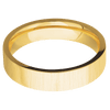 18K Yellow Gold + Crosssatin Finish - 5 mm wide Flat 18K Yellow Gold band. - Custom