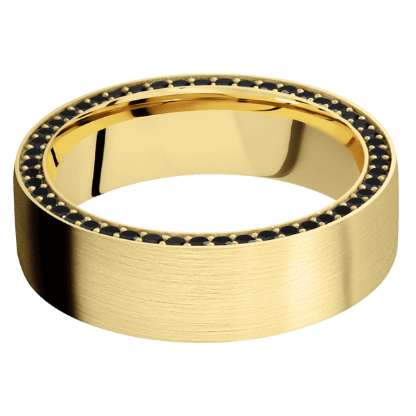 18K Yellow Gold + Satin Finish - diamondboi Designs