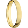 22K Yellow Gold + Satin Finish - 4 mm wide Domed 22K Yellow Gold band. - Custom