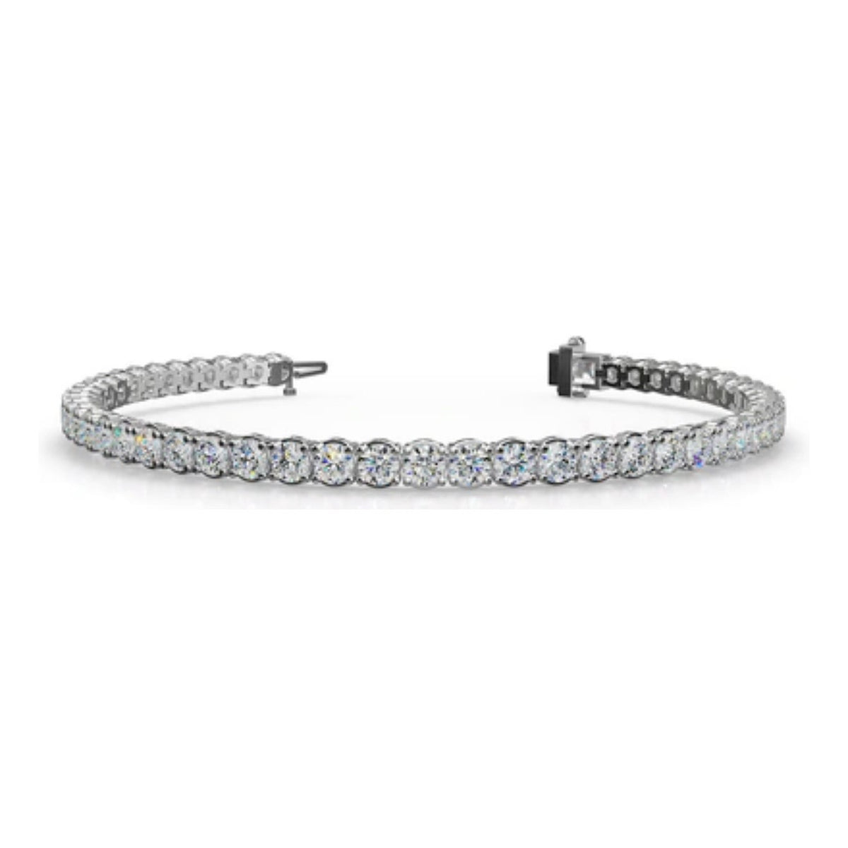 Lab Diamond Timeless Dreams Tennis Bracelets - Choice of White Gold or Yellow Gold- 2.31ct to 4.43ct TW