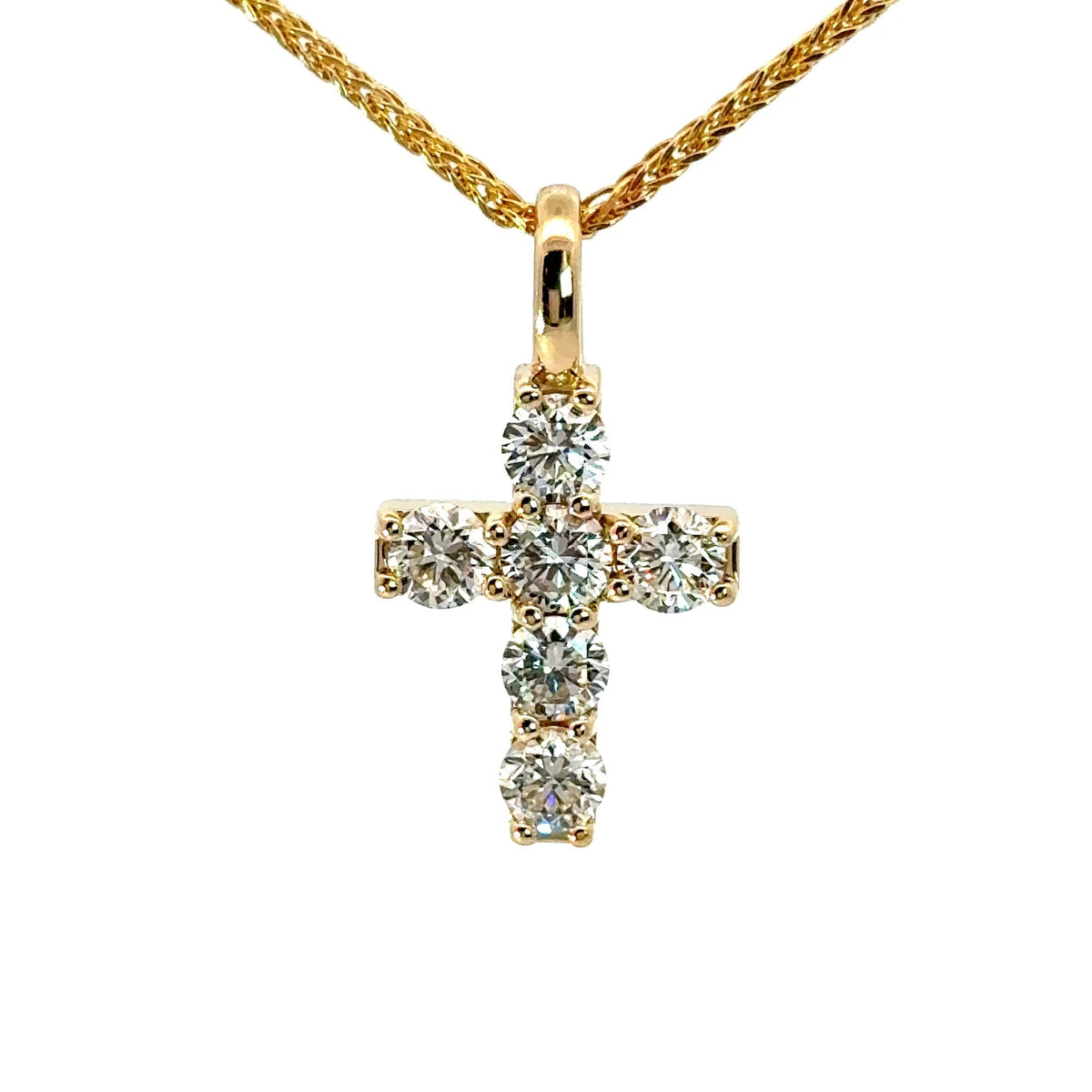 Diamond Cross - 1.50ct Total Weight - Choice of Lab or Natural