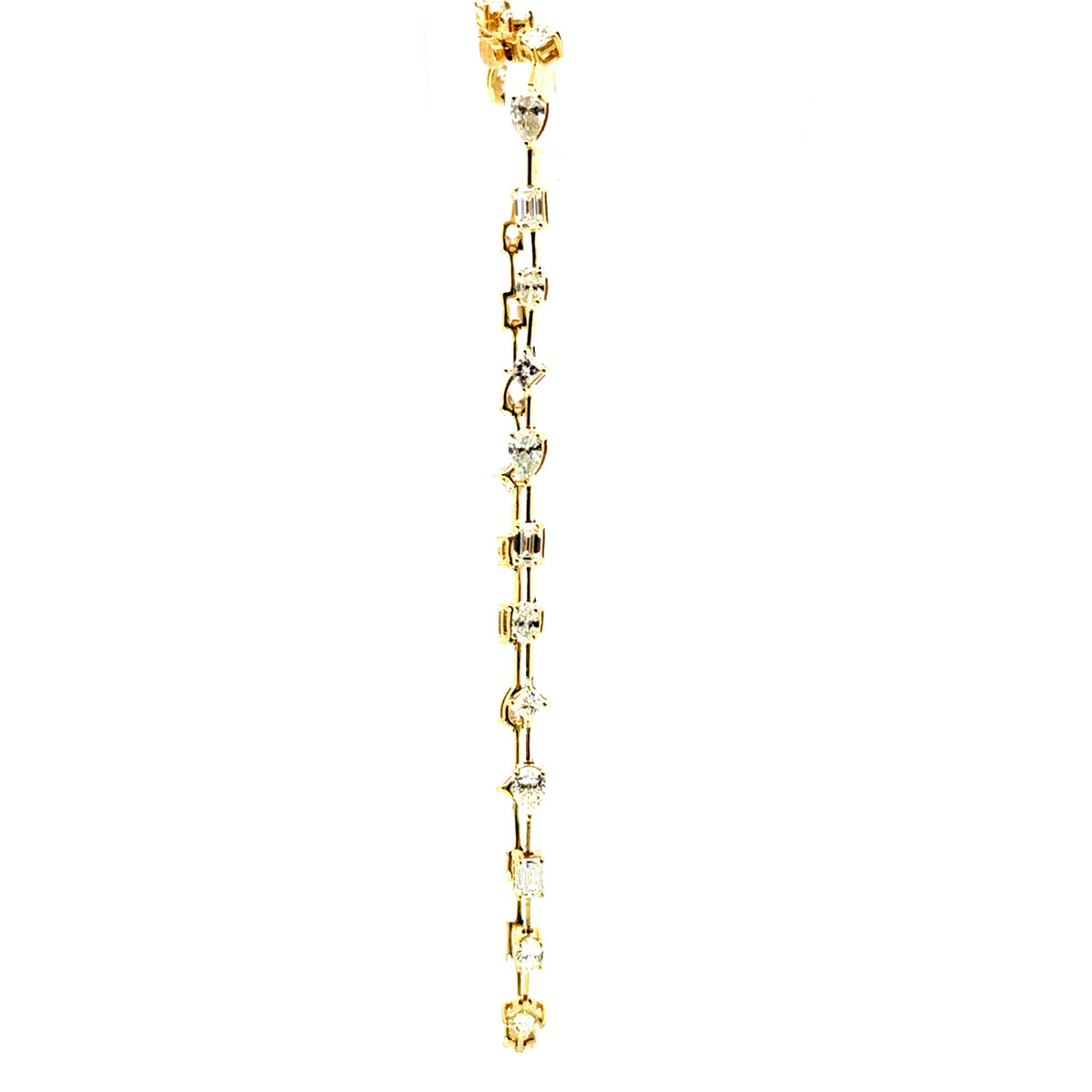 Multi-Shape Lab Diamond Station Bracelet - Choice of 1.00ct / 2.00ct / 3.00ct or 5.00ct TW