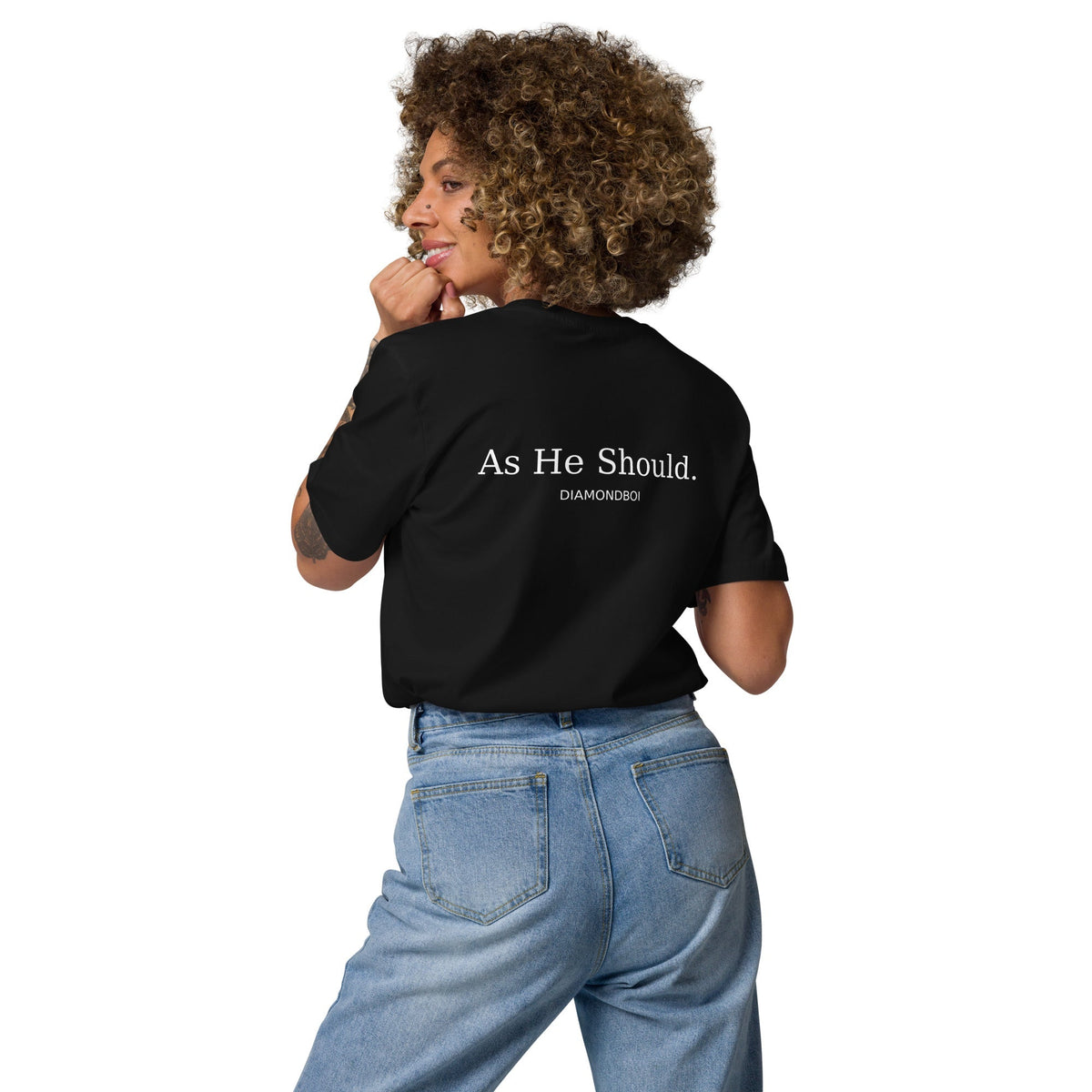 "As He Should" organic cotton t-shirt – view 1 of 9
