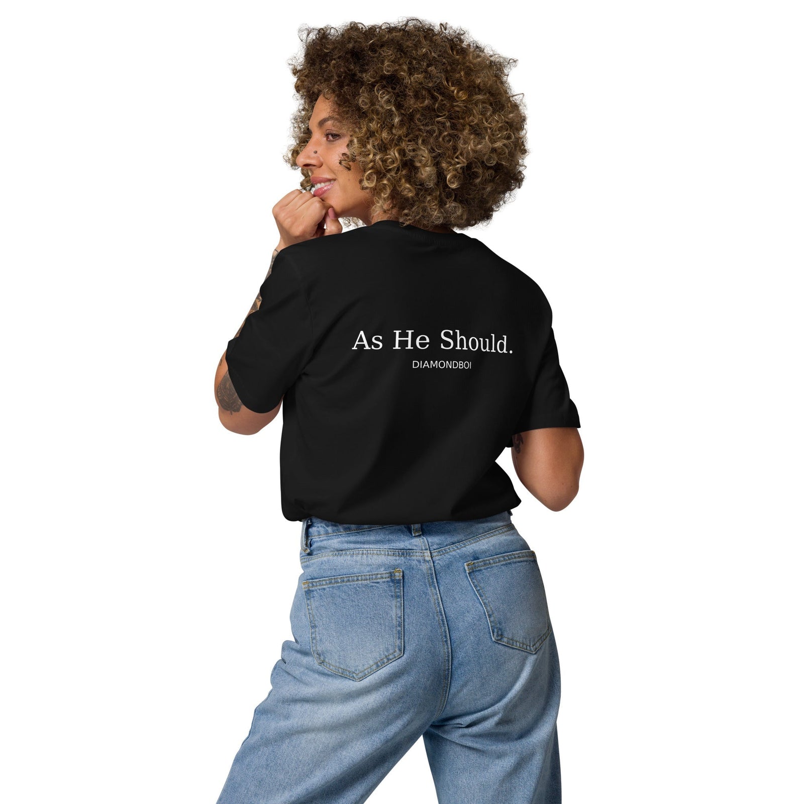 "As He Should" organic cotton t-shirt – view 1 of 9