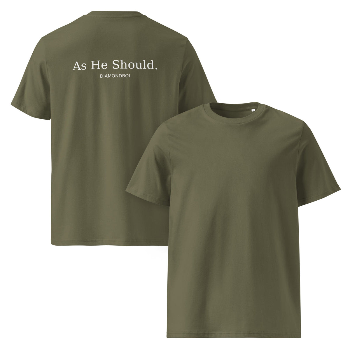 "As He Should" organic cotton t-shirt – view 4 of 9