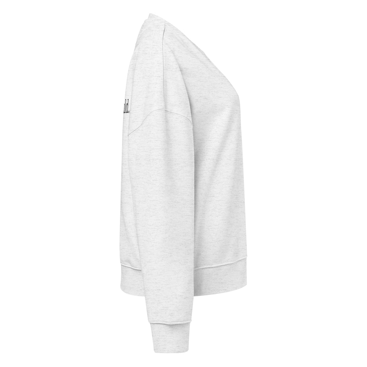 "As he Should" Women’s organic crew neck sweatshirt – view 4 of 10