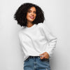"As he Should" Women’s organic crew neck sweatshirt – view 10 of 10
