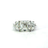 Asscher Cut Lab Diamond with Cadillac Shape Side Diamond - Choice of 3.00ct / 4.00ct / 5.00ct or 5.50ct - Lab