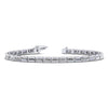 Baguette Tennis Bracelet - Avaialble in 4.20 - 11.20ct - Lab or Natural Bracelet