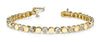 Classic Circle and Diamond Alternating Tennis Bracelet – view 4 of 4