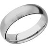 Cobalt Chrome + Satin Finish - 6 mm wide Domed Cobalt Chrome band. - Custom