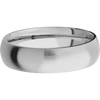 Cobalt Chrome + Satin Finish - 6 mm wide Domed Cobalt Chrome band. - Custom