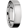 Cobalt Chrome + Satin Finish - 6 mm wide Flat Cobalt Chrome band. - Custom