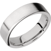 Cobalt Chrome + Satin Finish - 6 mm wide Flat Cobalt Chrome band. - Custom