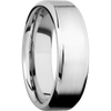Cobalt Chrome + Satin Polish Finish - 7 mm wide Beveled Cobalt Chrome band. - Custom