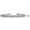 Crown of Elegance Emerald Cut Diamond Bracelet- Ranging From: 6.63 - 15.50 Carats - Lab Bracelet