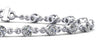 Diamond And Chain Link Bracelet- Choice of Natural or Lab Diamonds -.91ct to 4.50ct Total Weight - Lab or Natural