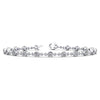Diamond And Chain Link Bracelet- Choice of Natural or Lab Diamonds -.91ct to 4.50ct Total Weight - Lab or Natural