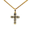 Diamond Cross - 1.50ct Total Weight - Choice of Lab or Natural - Lab / Natural Necklace