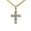 Diamond Cross - 1.50ct Total Weight - Choice of Lab or Natural - Lab / Natural Necklace