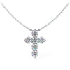 Diamond Cross Pendant - Available in.28 - 2.10ct - Lab / Natural Necklace