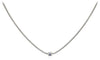 Diamond Tennis Necklace with Large Centre Diamond – view 2 of 2