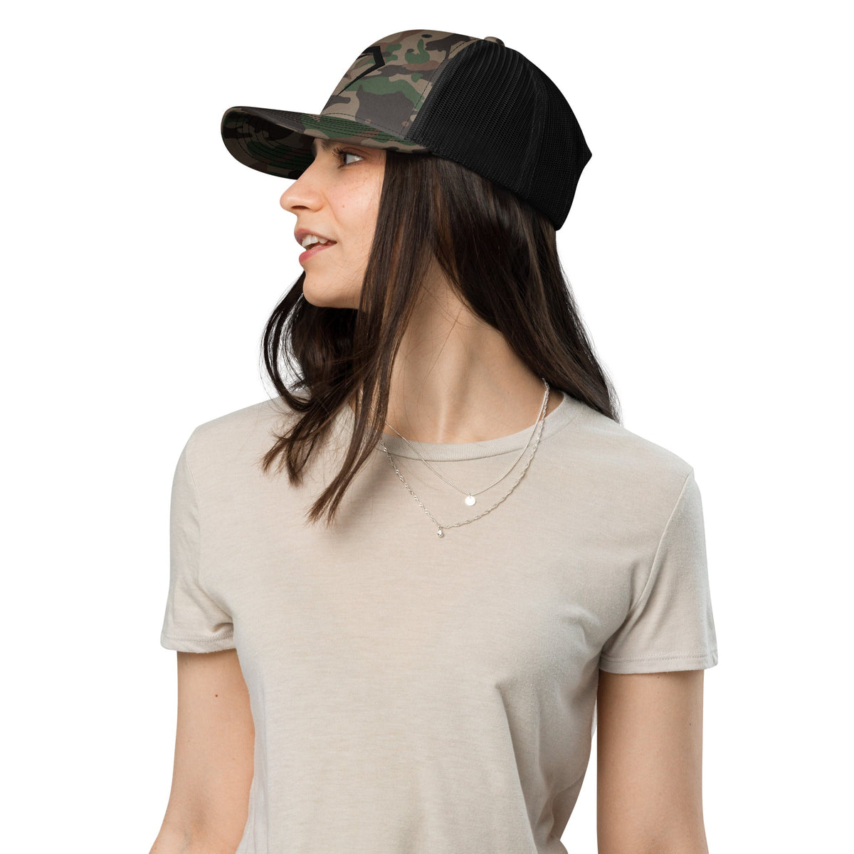diamondboi Camouflage trucker hat – view 7 of 7