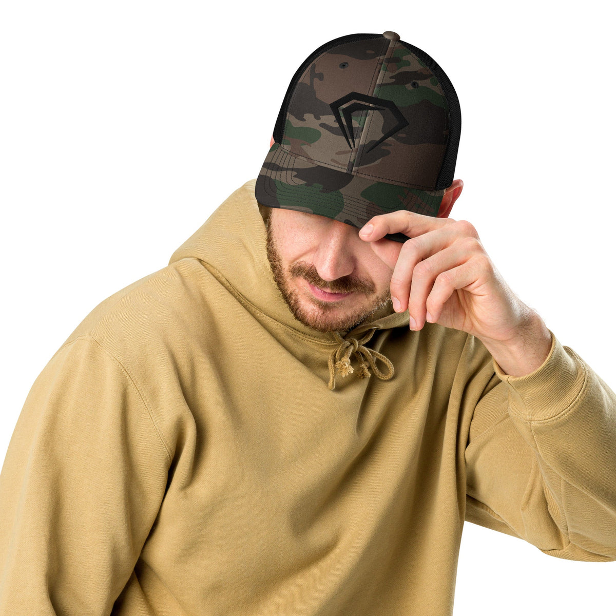 diamondboi Camouflage trucker hat – view 1 of 7