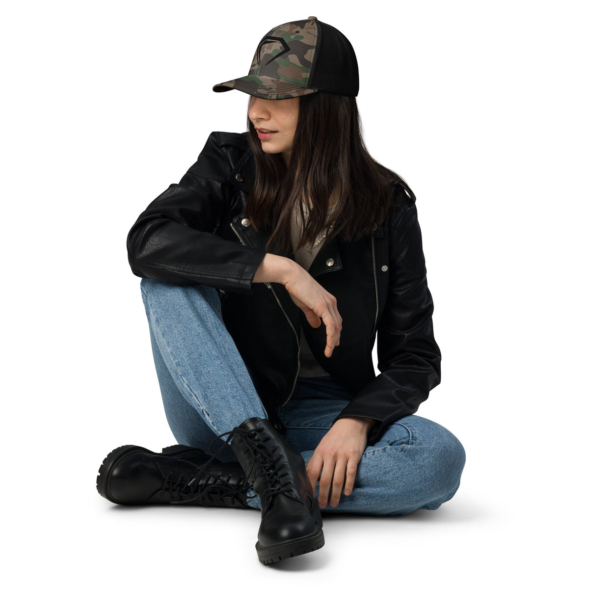 diamondboi Camouflage trucker hat – view 5 of 7